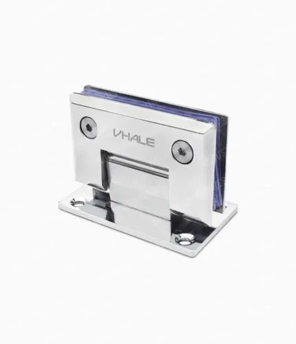 bisagra de ducha al muro brillante.